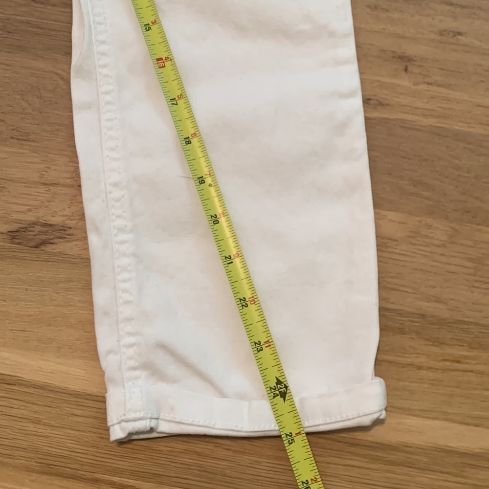 Generra Cuffed Capri White Jeans Pants Junior’s 5 - Picture 9 of 13